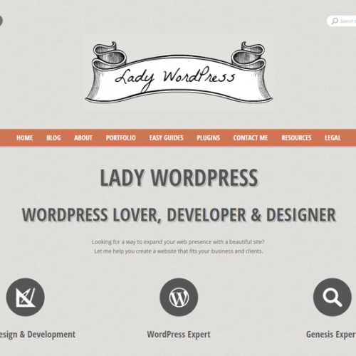 Lady Wordpress